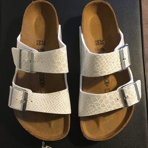 Birkenstock Arizona Birko- Flor Magic Snake White